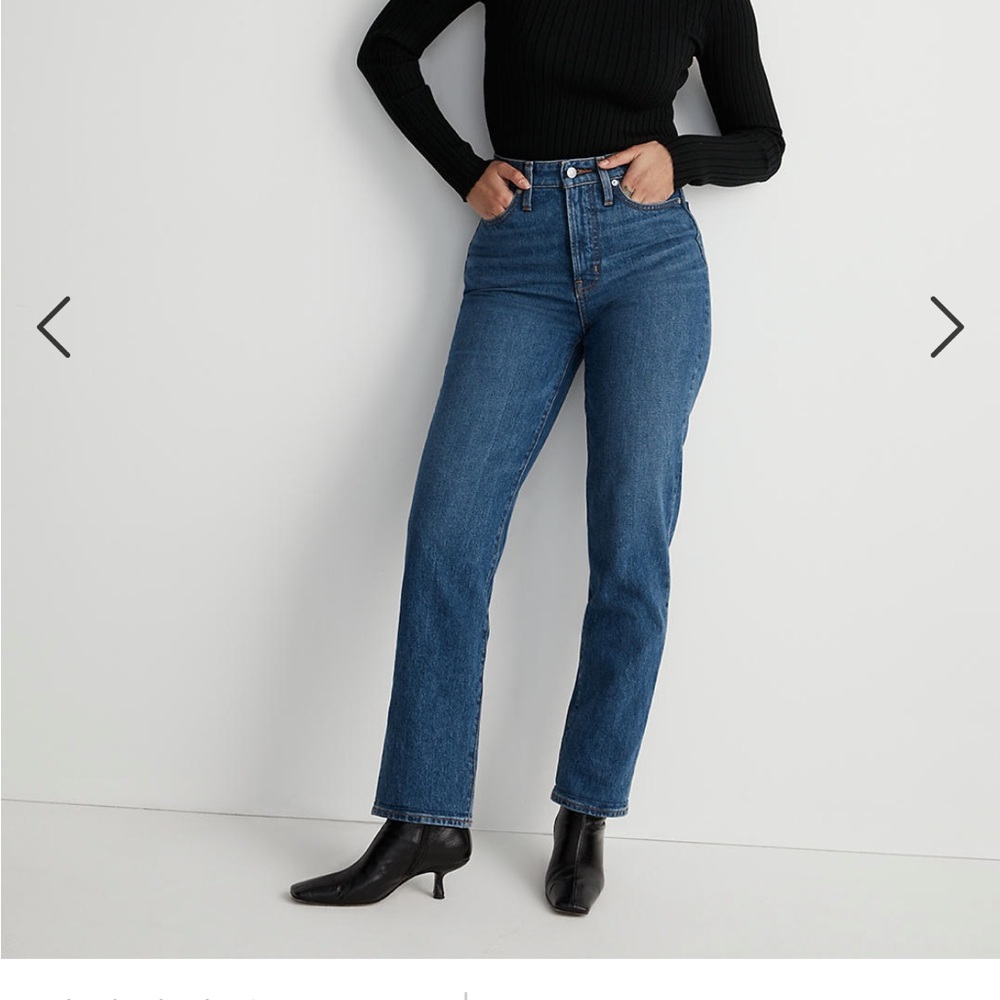 Madewell Petite Curvy Perfect Vintage Straight Jean